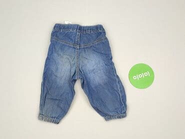 bluzki z zamkiem z przodu: Spodnie jeansowe, H&M, 6-9 miesięcy, stan - Bardzo dobry — 3