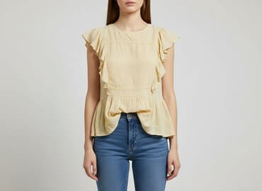 apricot bluzki: Bluzka damska, rozmiar S — 8