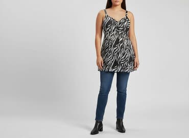 tanie sukienki dla puszystych: Sukienka damska, rozmiar 2XL — 1