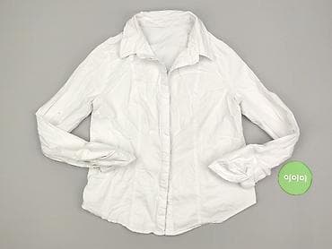 biała bluzka basic damska: Koszula damska, rozmiar M — 2