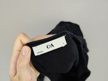 czarne t shirty basic: C&A, T-shirt damski, rozmiar L — 4