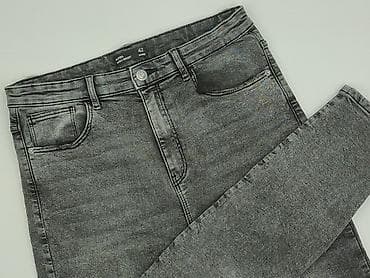 czerwone dżinsy: Sinsay, Jeansy damskie, rozmiar XL — 1