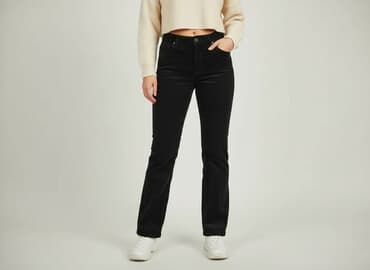 legginsy woskowane push up: Spodnie materiałowe damskie, rozmiar L — 7