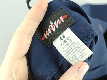 jeans mom slim fit stradivarius: Material trousers for women, size 4XL (EU 48) — 4