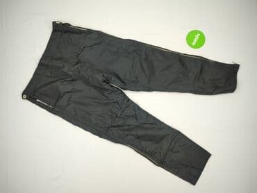 spodnie czarne tech fleece: Spodnie materiałowe damskie, rozmiar 3XL — 3