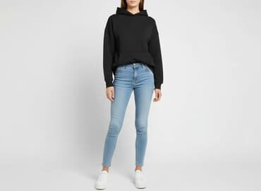 H&M Basic, Women`s hoodie, size XS at lalafo.pl H&M Basic, Women`s hoodie, size XS