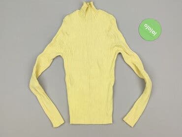 zara koszulka z prązkowanej dzianiny: Zara, Golf damski, S — 2