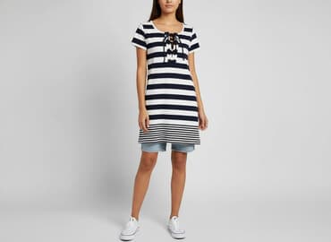 koszula wiya w paski: Sukienka damska, rozmiar M — 7