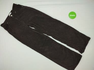 brazowa kurtka zara: Zara, Spodnie materiałowe damskie, M — 2