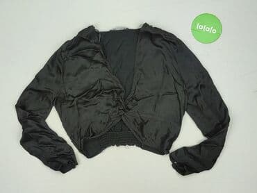 czarne bluzki z długim rękawem zara: Zara, Bluzka damska, rozmiar L — 3