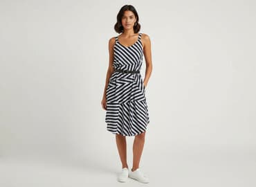 sukienki w paski: H&M, Sukienka damska, rozmiar S — 6