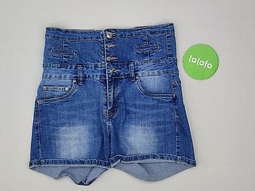 mule na platformie: Denim Collection, Szorty damskie, rozmiar M — 2