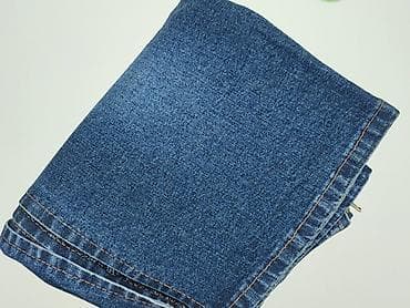 jeans wide leg: Denim, Jeansy damskie, rozmiar L — 4