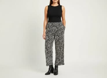 cekinowe spodnie h m: H&M, Spodnie materiałowe damskie, rozmiar XL — 6