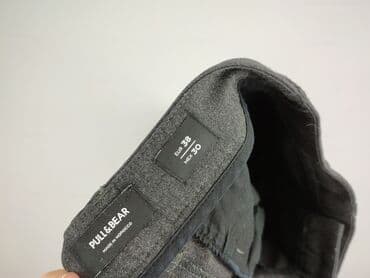 spodnie w paski pull and bear: PULL&BEAR, Material trousers for women, size M — 5