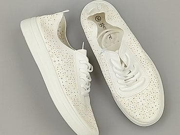 biale trampki mustang: Sneakersy damskie, rozmiar 38 — 1