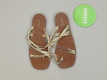 w.klapkach tekst: Reserved, Sandały damskie, rozmiar 36 — 2