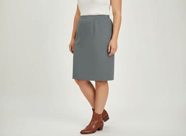 plisowane spódnice szara: Spódnica damska, rozmiar 2XL — 6