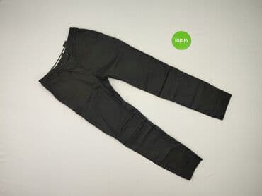 zara woskowane spodnie: H&M, Material trousers for women, size XS (EU 34) — 2