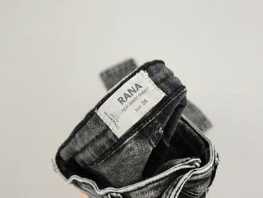 woskowane jeansy z wysokim stanem: Jeansy damskie, rozmiar S — 4