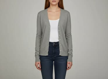 ubrania dla 60 latki: Kardigan damski, rozmiar S — 5