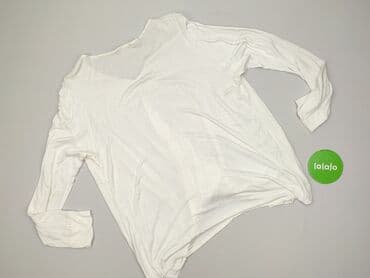 biala bluzka z dlugim rekawem: Boohoo, Bluzka damska, rozmiar XL — 3