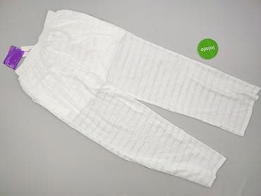 klapki biale hermes: Spodnie materiałowe damskie, rozmiar S — 3