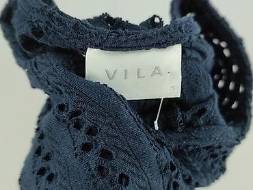 niebieska bluza hm: Vila, Bluzka damska, rozmiar S — 4