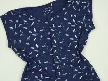 bluzki basic z dekoltem v: Sinsay, T-shirt damski, rozmiar 2XL — 1
