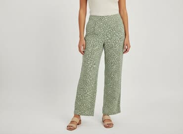 spodnie cyfrowa flora: Beloved, Spodnie materiałowe damskie, rozmiar M — 7