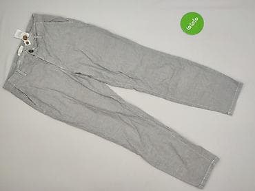 trampki na platformie h m: H&M L.O.G.G., Spodnie materiałowe damskie, rozmiar M — 3