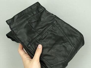 jeansy damskie podarte: H&M, Material trousers for women, size 2XS (EU 32) — 6