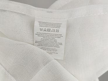 pluszak doey: Biała zasłona z lekkiej, półprzezroczystej tkaniny z ozdobnym — 4