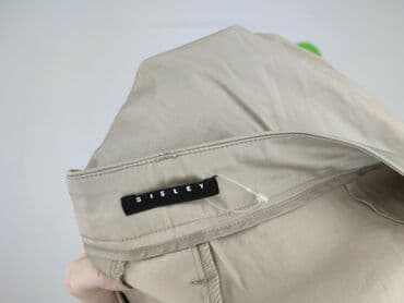 beżowe buty na koturnie ccc: Sisley, Spodnie materiałowe damskie, M — 5