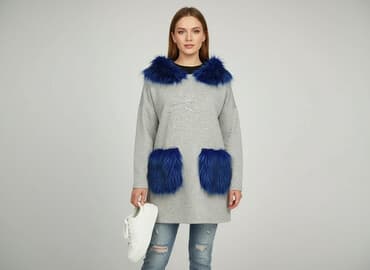 zara bluzy młodzieżowe: Zaza, Bluza z kapturem damska, rozmiar M — 6