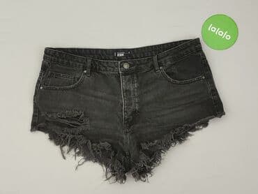 spodenki czarne krótkie: Denim, Szorty damskie, rozmiar M — 2