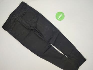 spodnie czarne blyszczace: Jeansy damskie, S — 3