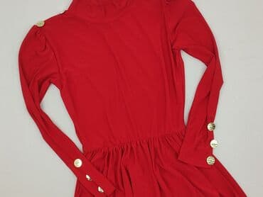 czerwone długie sukienki: Sukienka damska, rozmiar S — 1
