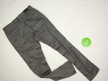 pull and bear dzwony: Zara, Material trousers for women, size M — 3