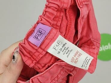 rajstopy w czerwono czarne paski: Jeans, F&F, 1.5-2 years, 92, condition - Very good — 4