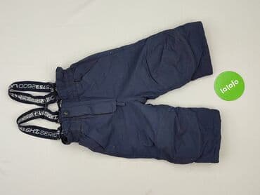 biale spodnie woskowane: Dungarees, H&M, 12-18 months, condition - Good — 2