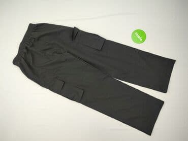 spodnie spadochrony czarne: Cargo, Spodnie cargo damskie, rozmiar S — 3