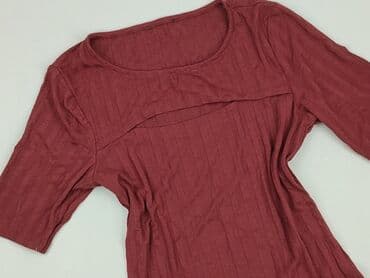 koszulka z prazkowanej dzianiny: T-shirt damski, rozmiar S — 1