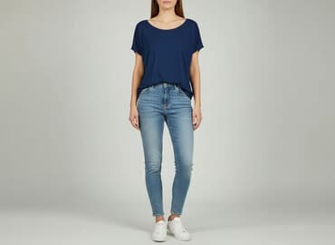 ubrania z kotem: T-shirt damski, rozmiar M — 6