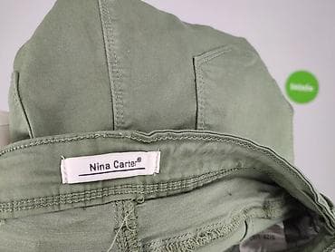 cargo wide leg: Nina Carter, Spodnie materiałowe damskie, rozmiar L — 5