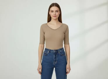 bluzki prazkowane: Sinsay, Bluzka damska, rozmiar M — 6