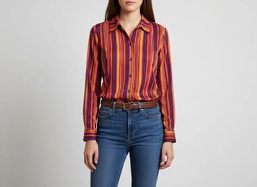 bluzka w paski pepco: Impulse, Bluzka damska, rozmiar L — 7