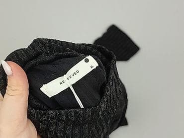 czarny sweter oversize: Reserved, Golf damski, rozmiar XL — 5