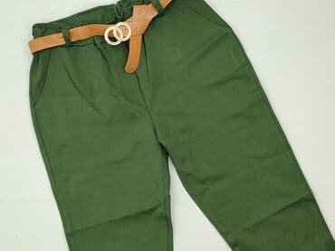 Women: Material trousers for women, size S (EU 36) — 1