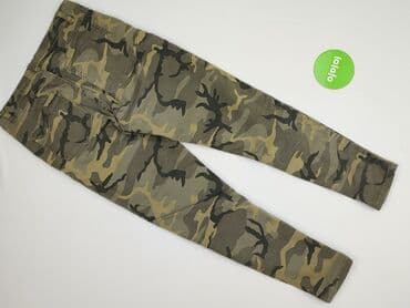 jeansy moro: Bershka, Spodnie materiałowe damskie, L — 3